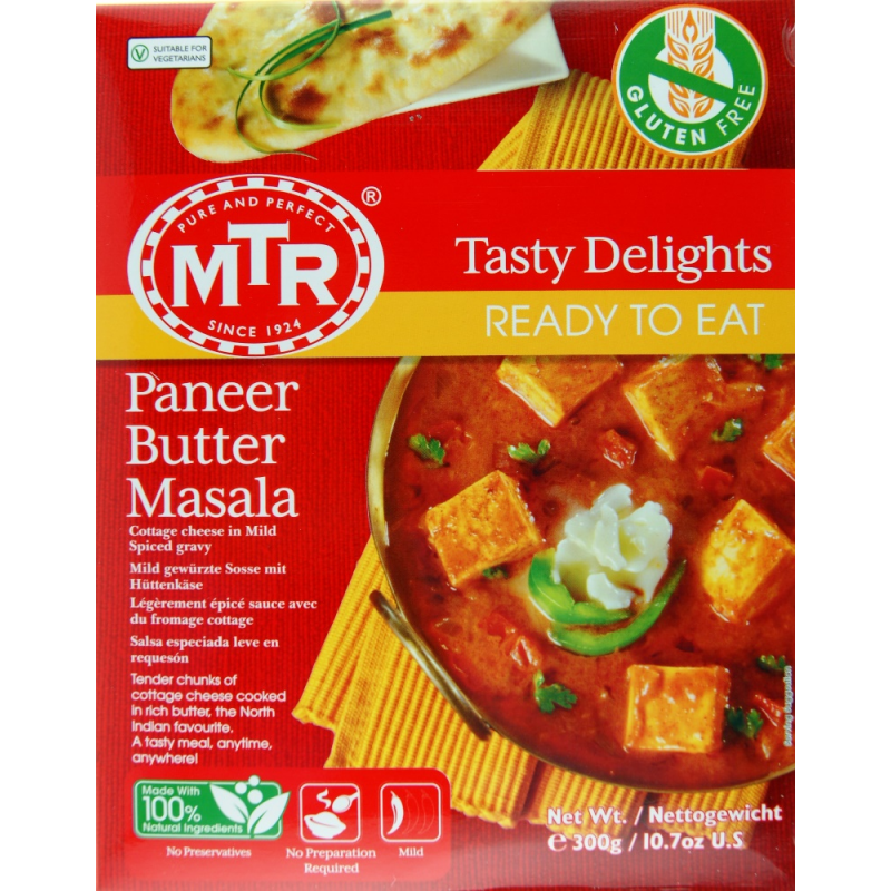 Mtr Paneer Butter Masala Ready To Eat 300gm – IndianSupermarkt