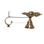 Brass Aarti Jyot with Long Handle