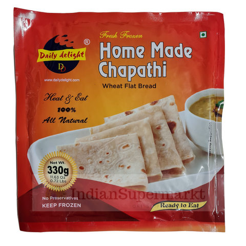 Daily Delight Frozen Home Made Chapati 330gm (Delivery in Berlin)