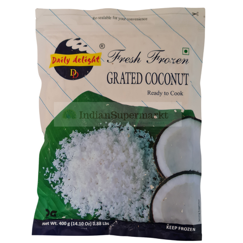 Daily Delight  Frozen Grated Coconut 400gm (Delivery in Berlin)