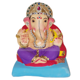 Eco Friendly Jaswant Phool Ganesha or Shadu Mati Ganpati 6"