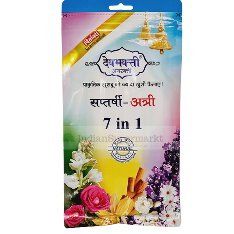 Pitambari Devbhakti Incense Sticks 7 in 1 -Agarbati 130gm