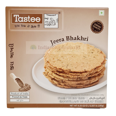 Tastee Bhakhri Jeera 180gm