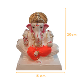 Shadu Mitti White Ganesha - indiansupermarkt 