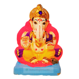  Shadu Mitti Jaswant Phool Ganesh Idol - indiansupermarkt