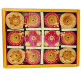 Colourful Clay Diwali Diya - Pack of 12