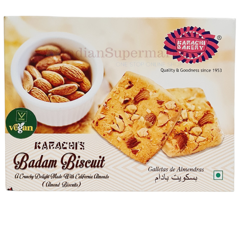 Karachi Bakery Badam - Almond  Cookies - 400gm