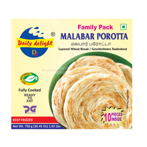 Daily Delight Frozen Parotta - indiansupermarkt