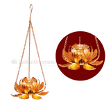 Lotus Tea Light Hanging Decor - indiansupermarkt