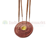 Wooden Incense Stick & Dhoop Holder Round 2 in 1