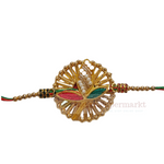 Golden flower Rakhi