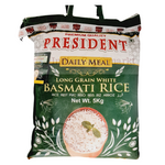 President Daily Meal Extra Long Grain Basmati  Rice 5kg