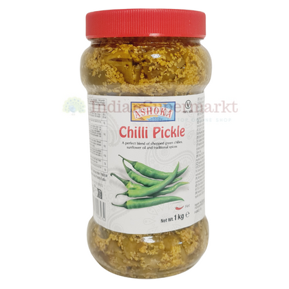 Ashoka Green Chilli Pickle  1kg