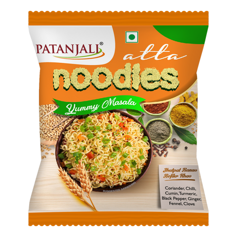 Patanjali Atta Noodles Yummy Masala  60gm