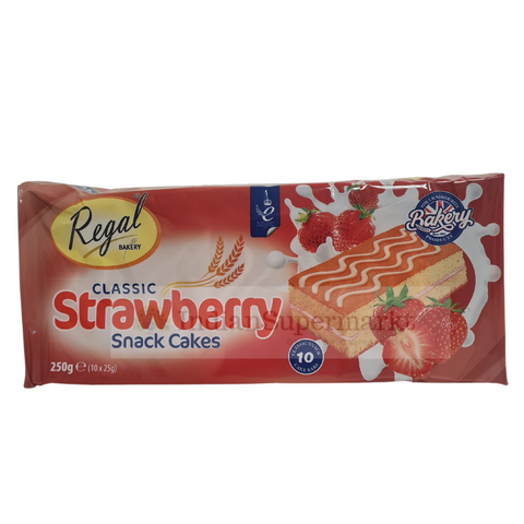 Regal Strawberry Snack Cake 250gm