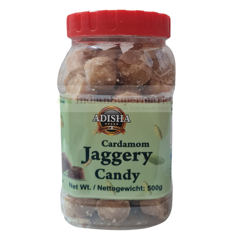 Adisha Cardamom Jaggery Cubes or Gur 500gm