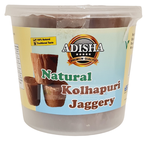 Adisha Kolhapuri Jaggery - Gur Tub 1kg