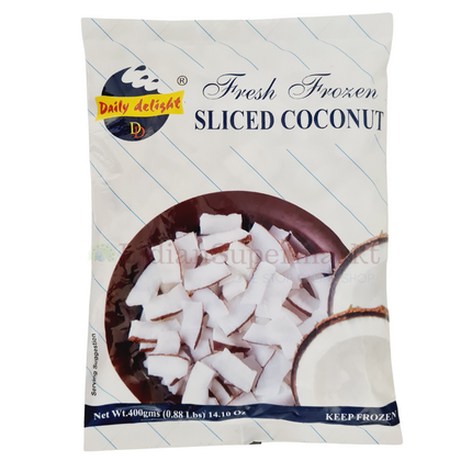 Daily Delight  Frozen Sliced Coconut 400gm (Delivery in Berlin)