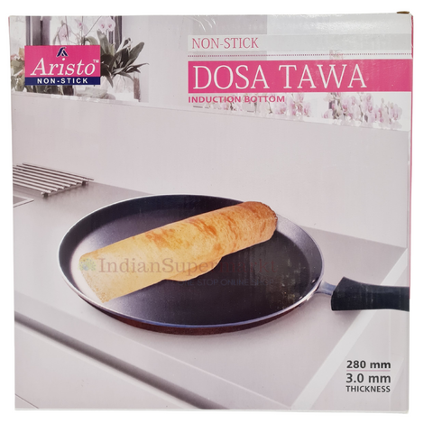 Aristo Non Stick Dosa Tawa Induction Base - 28cm