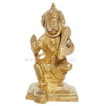 Brass Idol of Hanuman Ji Ashirwad -8cm