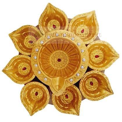 Clay Urli Lotus Diya