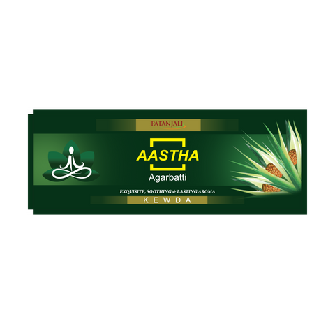 Aastha Agarbatti Kewda - 18 Stick