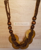 Golden Beads Necklace - Indiansupermarkt