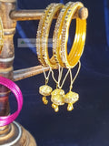 Golden Bangles - Set of Four - Indiansupermarkt