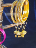 Golden Bangles - Set of Four - Indiansupermarkt