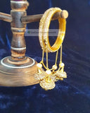 Golden Chain Bangle Set - Set of Four - Indiansupermarkt