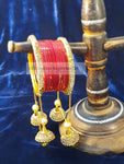 Golden Chain Bangle Set - Set of Four - Indiansupermarkt