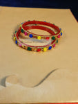 A Set of 2 Bangles- Multicoloured Bangles - Indiansupermarkt