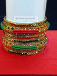 Gem Bangles- Multicolored - Indiansupermarkt