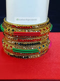 Gem Bangles- Multicolored - Indiansupermarkt