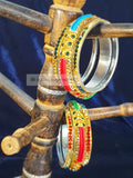 Gem Bangles- Multicolored - Indiansupermarkt