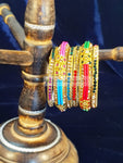 Gem Bangles- Multicolored - Indiansupermarkt