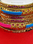 Gem Bangles- Multicolored - Indiansupermarkt