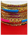 Gem Bangles- Multicolored - Indiansupermarkt