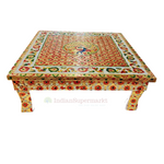 Meenakari Design Chowki Medium - Indian Supermarkt