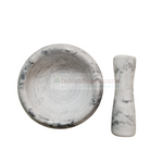 Marble Mortar & Pestle or mamjasta - indiansupermarkt