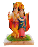 God Statue or Murti Poly Marble Radha Krishna