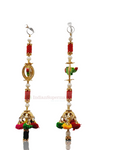 Toran , Bandanwal Traditional , Bird figure, Pearls , Beads, Thread work Kodi work - indiansupermarkt