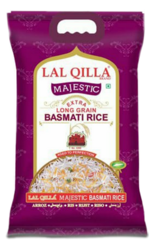 Lal Qilla Basmati Rice  Majestic  Extra Long Grain Rice 10kg