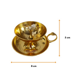 Brass Diya Jyot with Round Handle